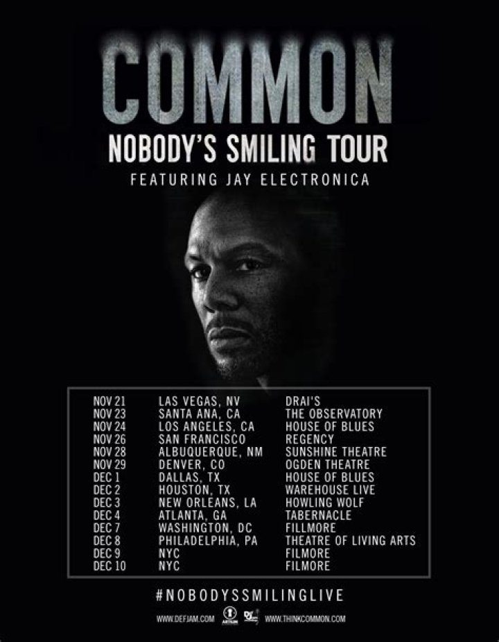 Common Announces "Nobody's Smiling" Tour With Jay Electronica