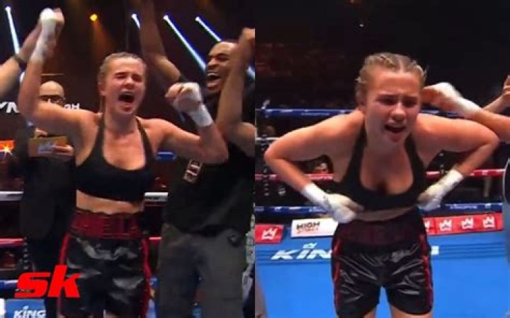 OnlyFans Boxer Refutes Claim She Was Banned For Flashing Celebration