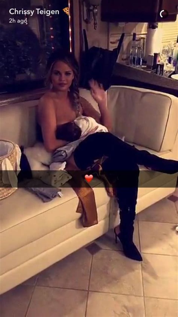 Chrissy Teigen Shared a Video of Luna Feeding Her Hamster and It’s Just Too Pure