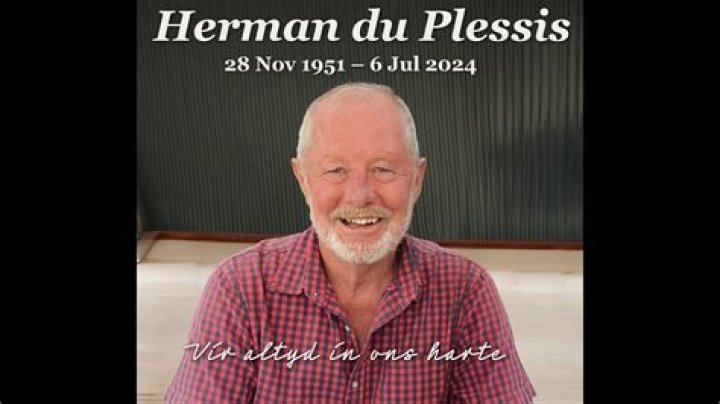 Herman Du Plessis Biography, Age, Height, Wife, Net Worth, Family