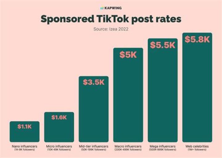 Combien gagnez-vous pour 1 million de followers sur TikTok ? – Celebrity.fm