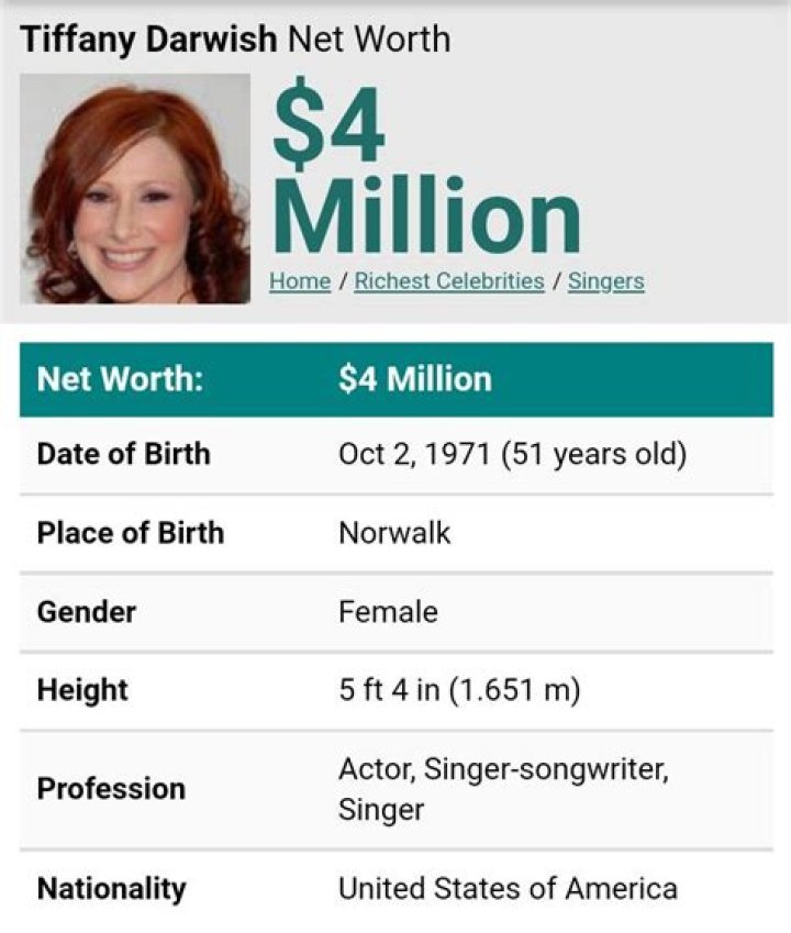 Tiffany Darwish Net Worth: How Much Is Tiffany Darwish Worth?