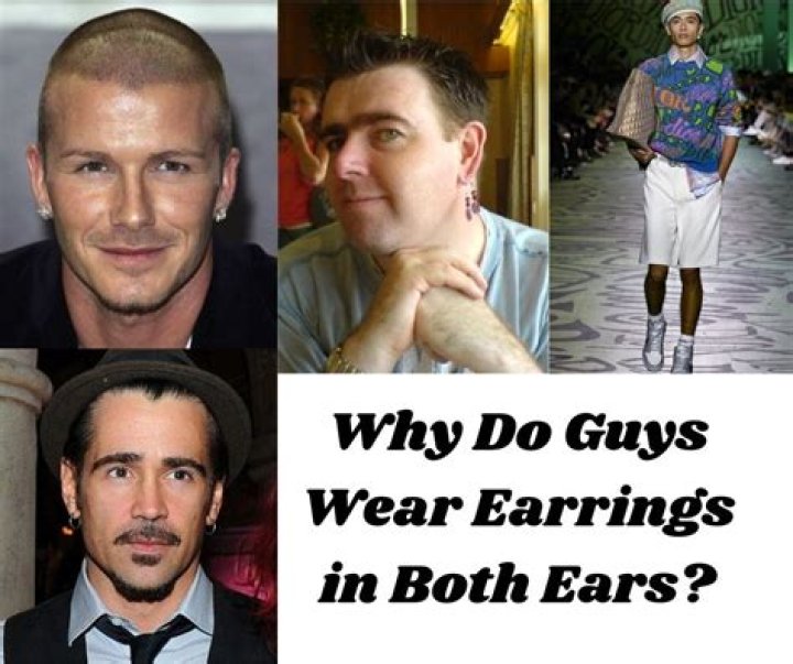 ¿Por qué los hombres usan aretes en ambas orejas? – Celebrity.fm